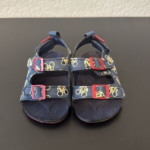 Disney Mickey Baby Sandals - Navy and Red